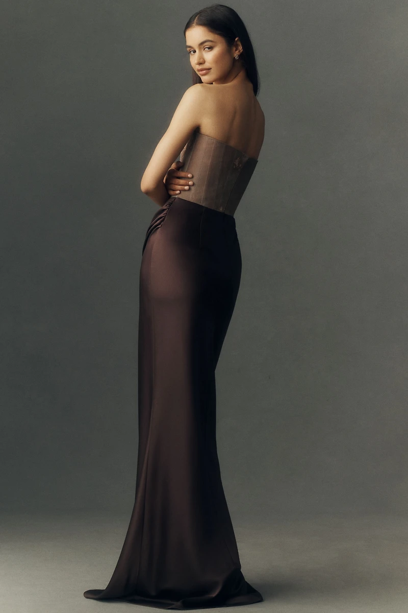 SAU LEE Frances Corset Gown