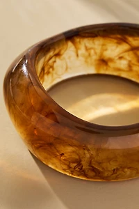 Chunky Resin Bangle Bracelet