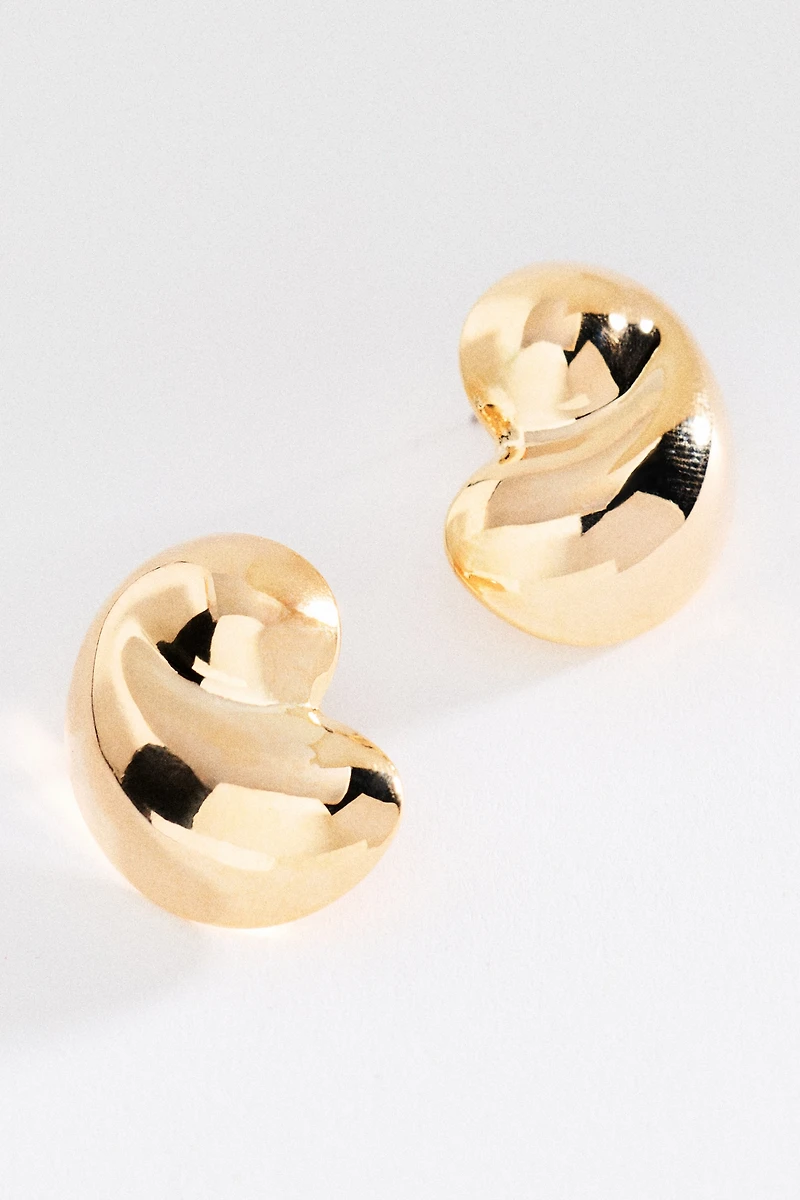 Swirl Post Earrings