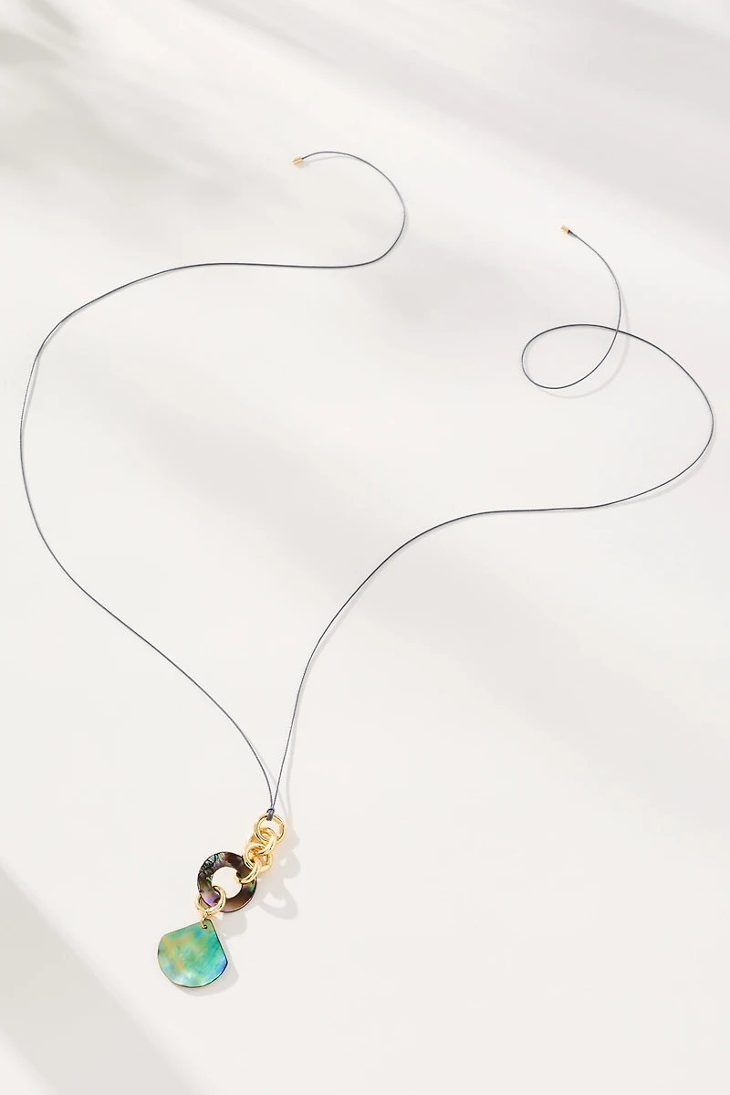 Pearl Stone Pendant Necklace