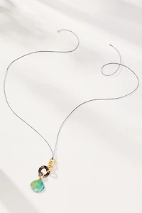 Pearl Stone Pendant Necklace