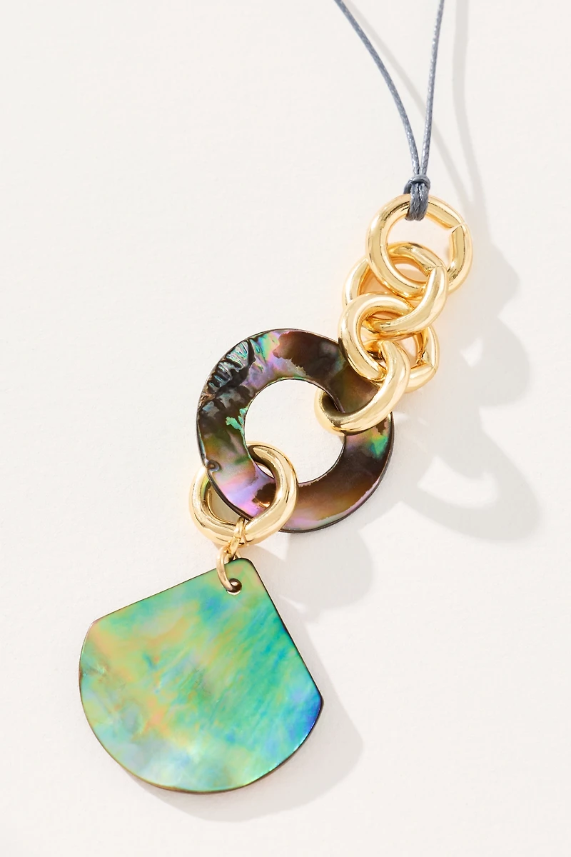 Pearl Stone Pendant Necklace