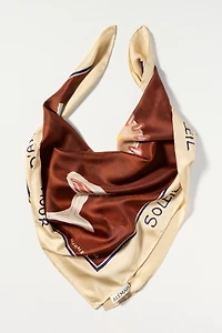 ALÉMAIS Soleil D'Amour Silk Hair Scarf