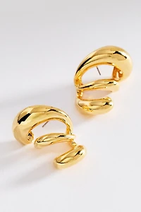 Structural Swirl Earrings