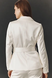 BHLDN Satin Fitted Blazer