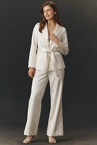 BHLDN Satin Fitted Blazer