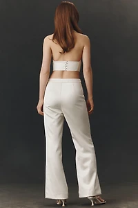 BHLDN Satin Bootcut Pants