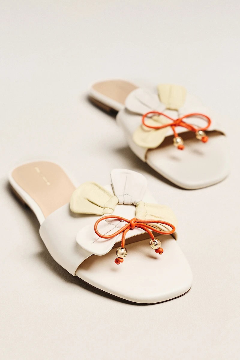 Maeve Flower Slide Sandals