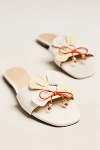 Maeve Flower Slide Sandals