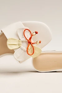 Maeve Flower Slide Sandals