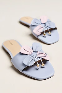 Maeve Flower Slide Sandals