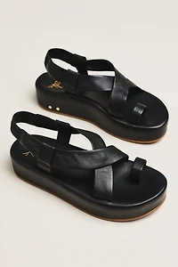 Cara Cross Strap Platform Sandals