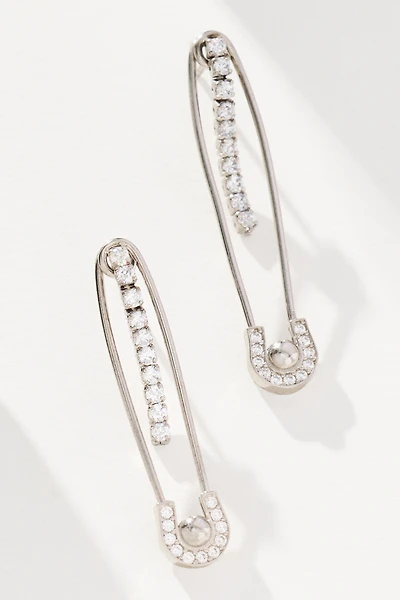 Maison Irem Safety Pin Atomic Earrings