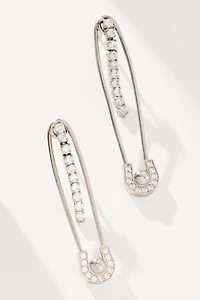Maison Irem Safety Pin Atomic Earrings