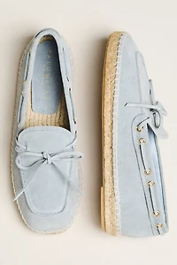 Paloma Barcelo Suede Bow Boat Shoes