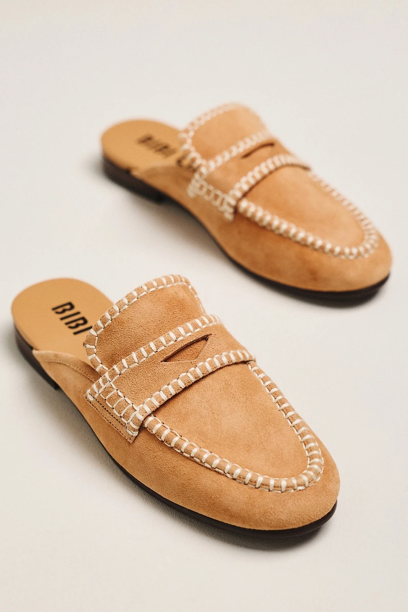 Bibi Lou Nela Suede Slip-On Loafers