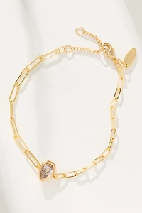 Delicate Linked Crystal Bracelet