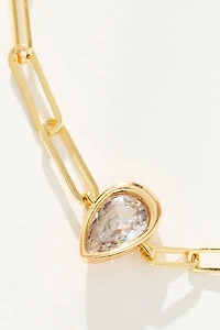 Delicate Linked Crystal Bracelet