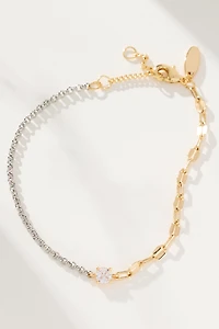 Delicate Crystal Link Bracelet