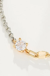 Delicate Crystal Link Bracelet