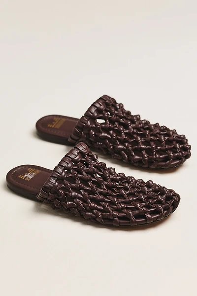 Bronx Ann-aya Woven Mule Flats