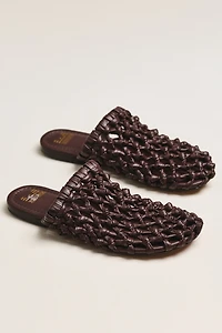 Bronx Ann-aya Woven Mule Flats
