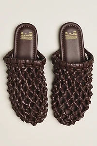 Bronx Ann-aya Woven Mule Flats