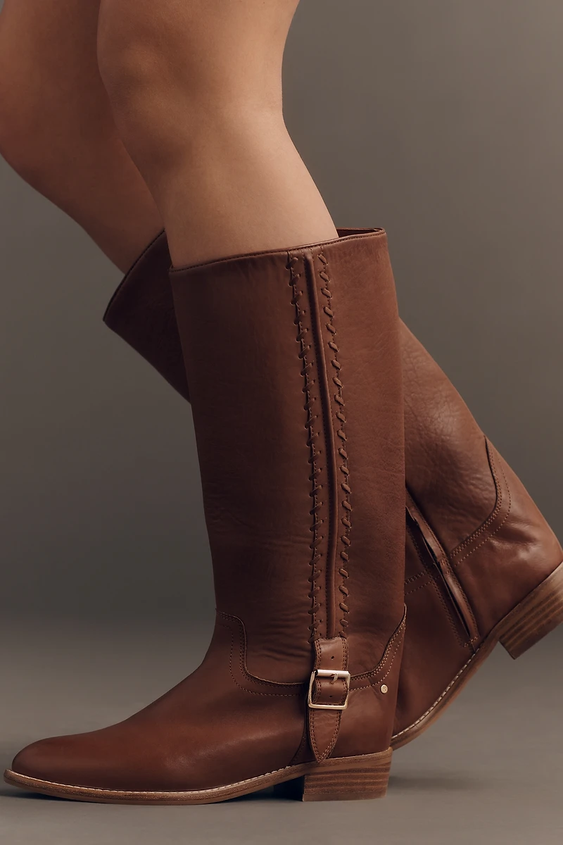 Bronx Leni-Jo Buckle Leather Boots