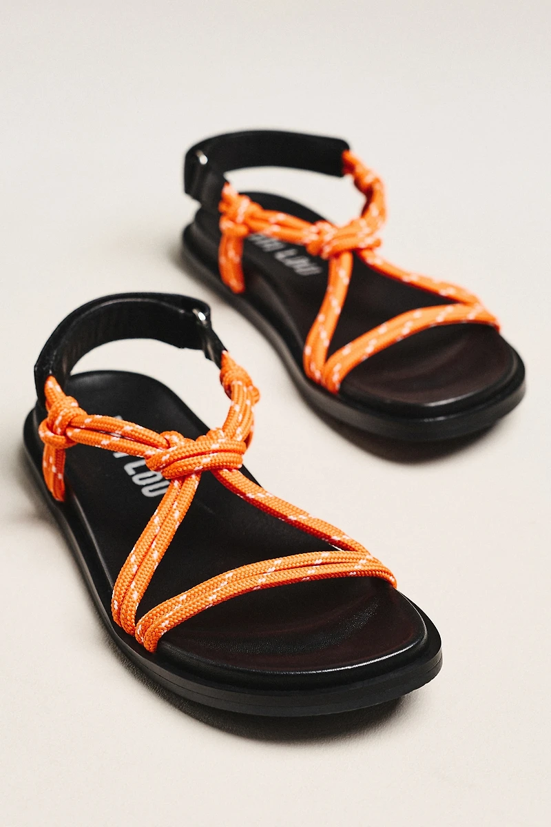 Bibi Lou Rope Slingback Sandals