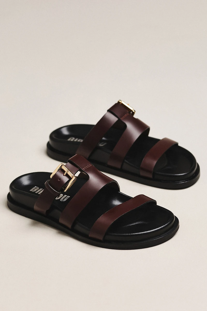 Bibi Lou Lisy Buckle Slide Sandals