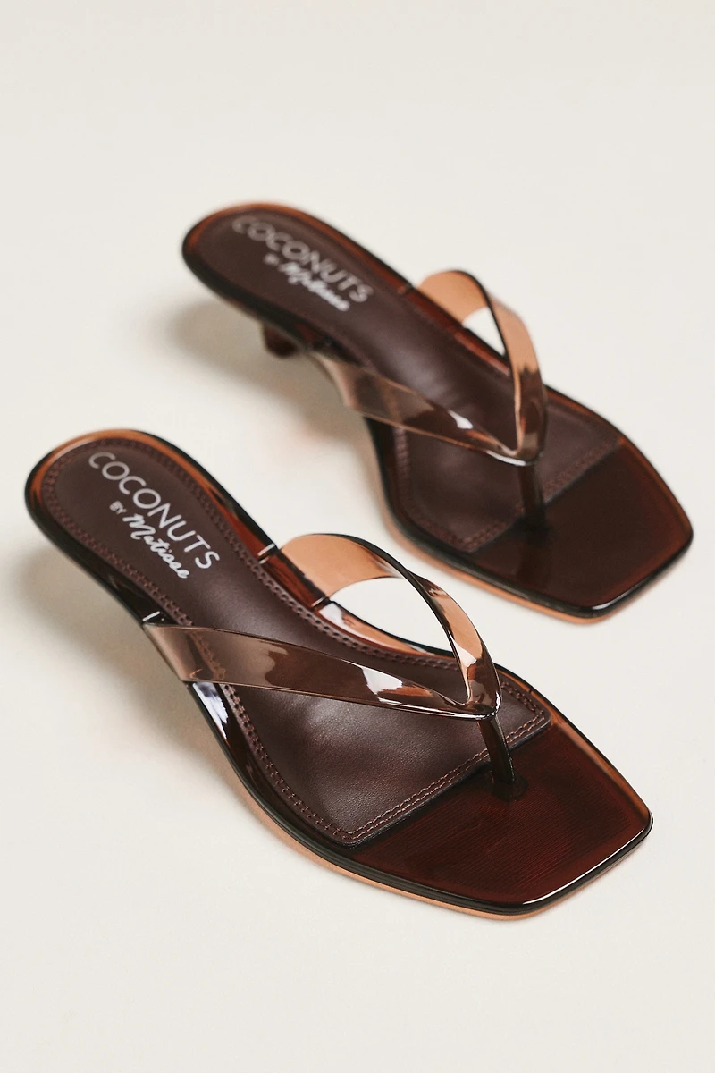 Matisse Margo Thong Kitten Heel Sandals