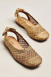 Seychelles Birdie Ankle-Tie Slingback Flats