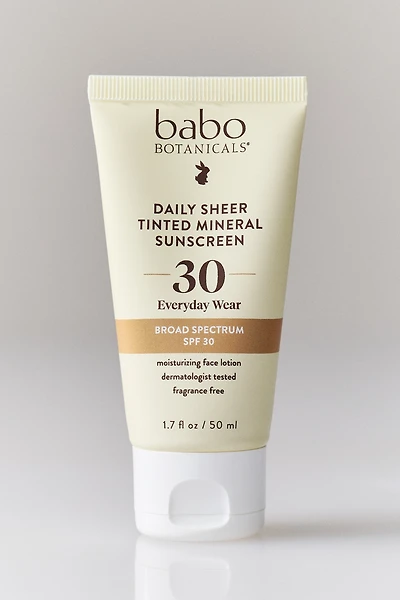 Babo Botanicals SPF Daily Sheer Tinted Mineral Sunscreen Lotion