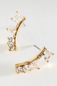 Linear Crystal Earrings