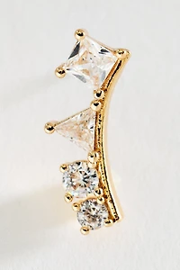 Linear Crystal Earrings