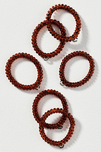 TELETIES Small Coil Hair Ties, Set of 6