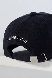 Anine Bing Jeremy Wool Baseball Cap