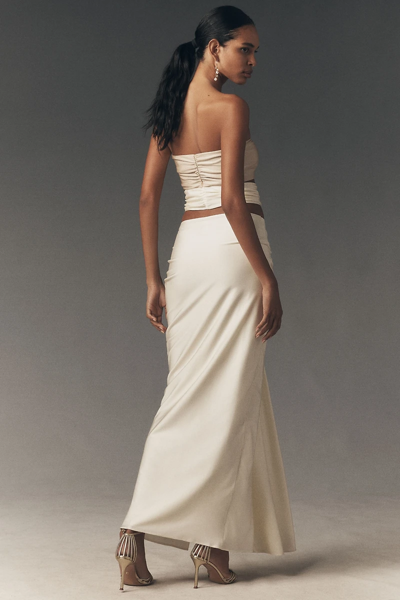 Baobab Giselle Strapless Cutout Maxi Dress