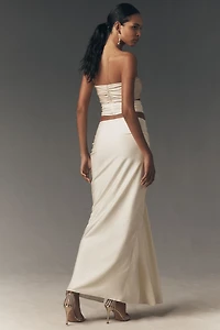 Baobab Giselle Strapless Cutout Maxi Dress