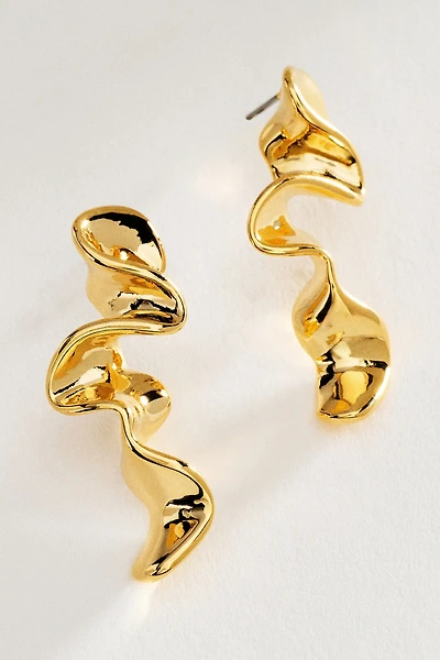 By Anthropologie Swirl Drop Earrings