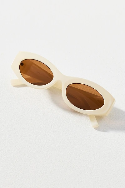 Oval Slim East-West Sunglasses