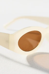 Oval Slim East-West Sunglasses