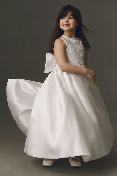 Princess Daliana Delicate Floral Flower Girl Dress