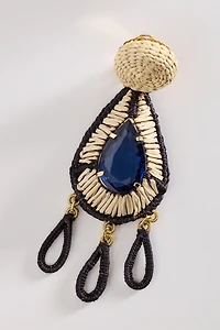 Mercedes Salazar Midnight Clip-On Earrings