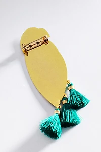 Mercedes Salazar Blue Bird Brooch