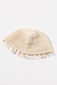 Fringed Crochet Cap