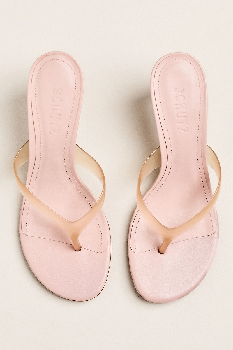 Schutz Roslyn Jelly Thong Sandals