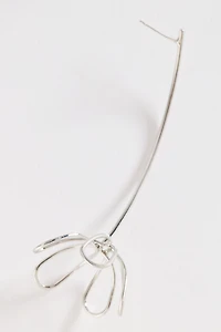 Sculpted Floral Drop Earrings