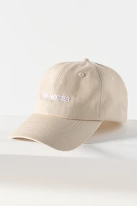 Intentionally Blank No Notes Baseball Cap