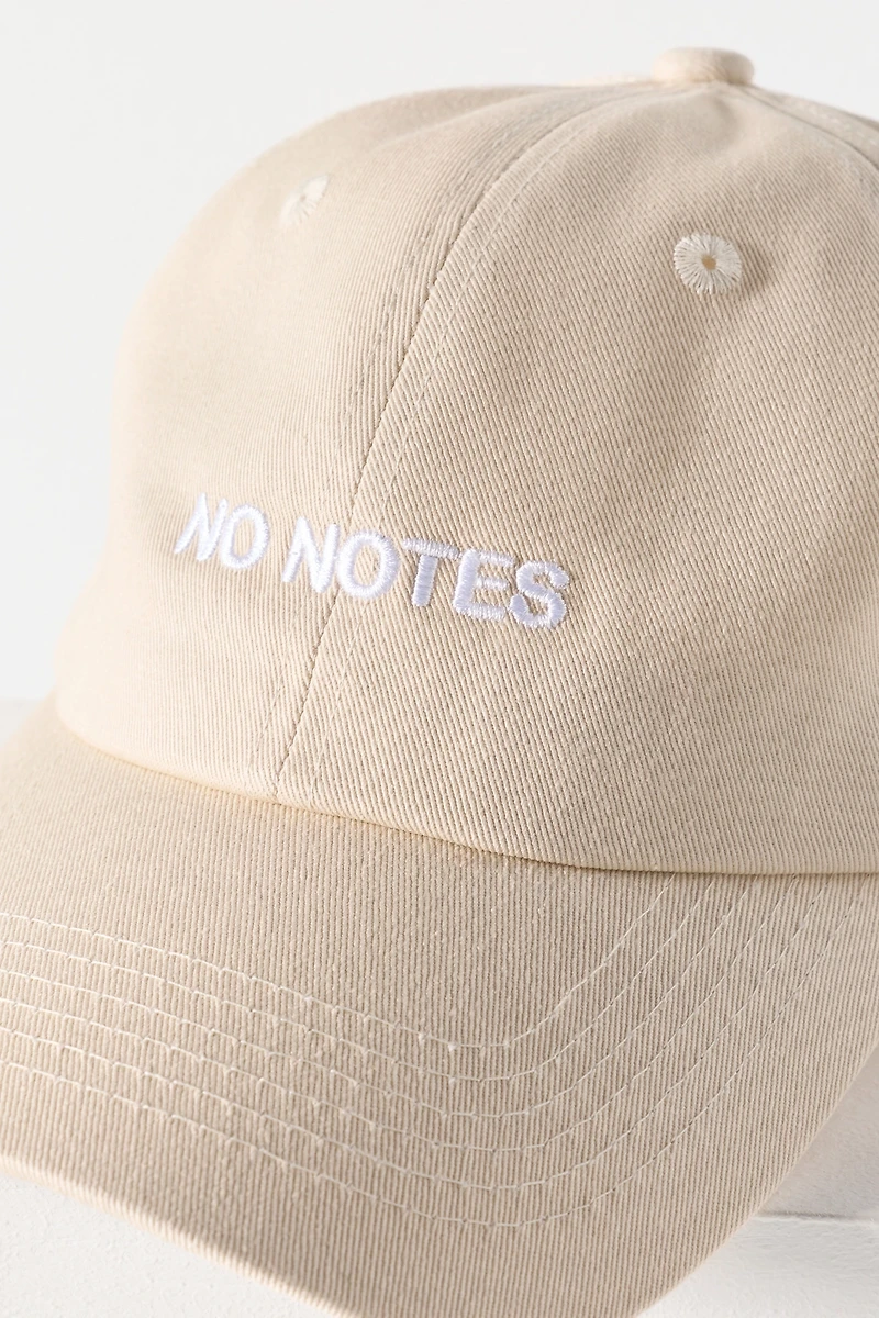 Intentionally Blank No Notes Baseball Cap